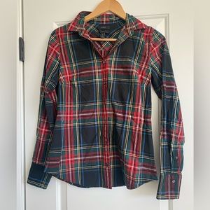 J Crew Plaid button down
